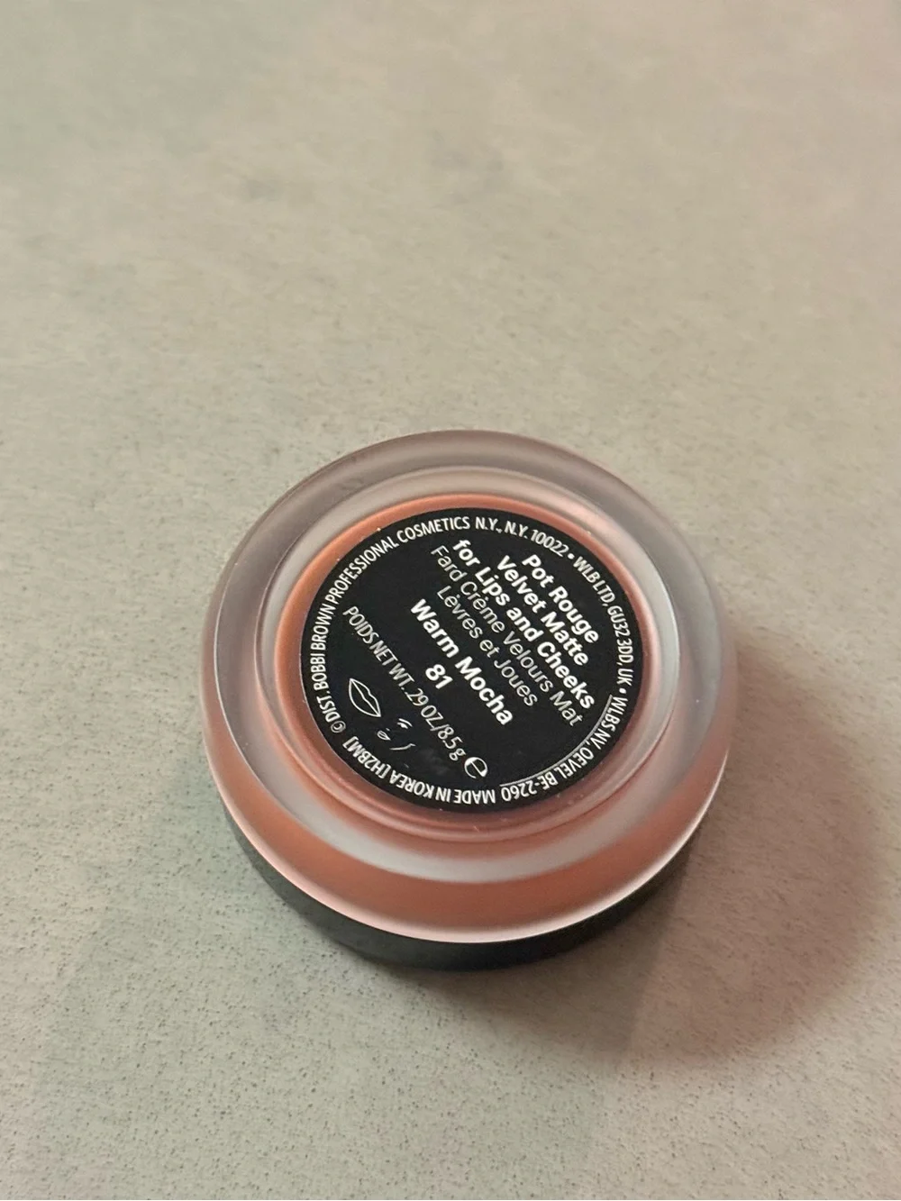 Bobbi Brown Pot Rouge for lips and cheeks 81 Warm Mocha